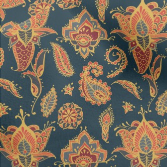 Classic Indian Wallflower Micro Fleece