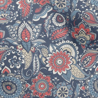 Traditional Retro Pattern Micro Fleece