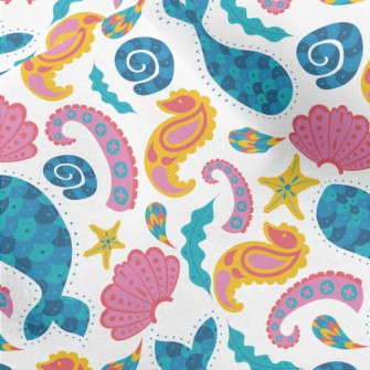 Sequined Sea Fish Micro Fleece