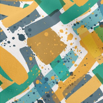 Abstract Lines And Inkjet Micro Fleece