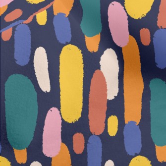Colorful Raindrops Micro Fleece
