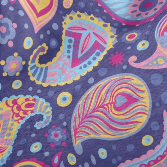 Colorful Patterns Minky