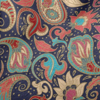 Mysterious Indian Pattern Minky