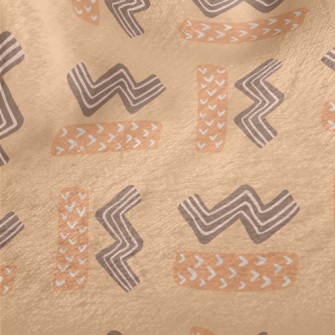 Zigzag And Rectangle Minky