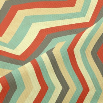 Zigzag Stripes Piqué