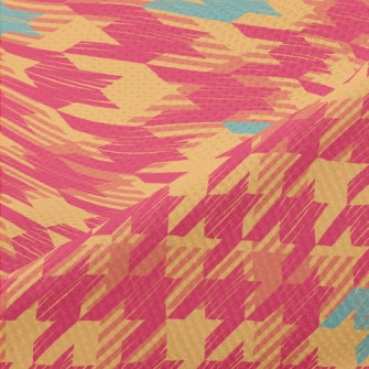 Sweet Houndstooth Piqué