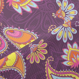 Lively Pattern Piqué