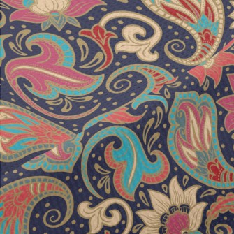 Mysterious Indian Pattern Piqué