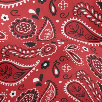 Orange Amoeba Lightweight Performance Linen