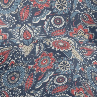 Traditional Retro Pattern Lightweight Performance Linen