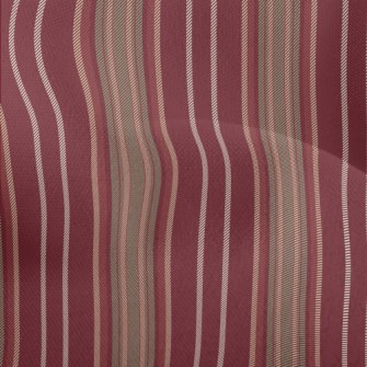Retro Burgundy Pattern Lightweight Performance Linen