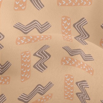Zigzag And Rectangle Lightweight Performance Linen