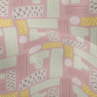 Geometric Tetris Lightweight Performance Linen