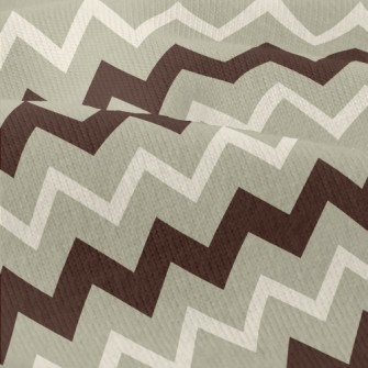Coffee Zigzag Pattern Modern Jersey