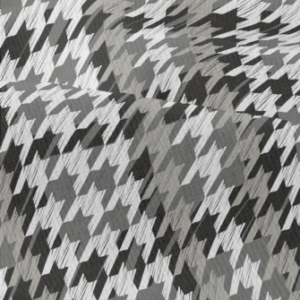 Black And Gray Houndstooth Modern Jersey