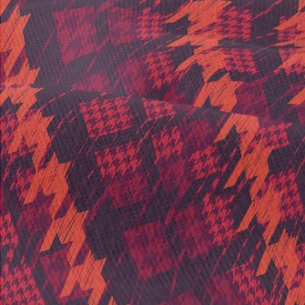 Red Date Houndstooth Modern Jersey