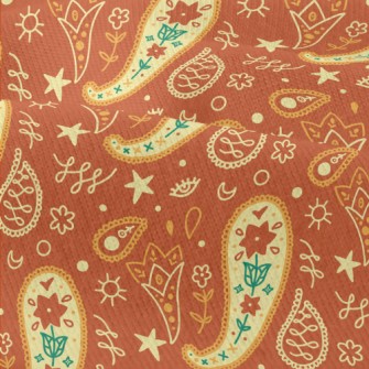Cute Orange Flowers Modern Jersey