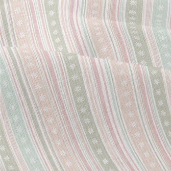 Soft Stripes And Flowers Modern Jersey