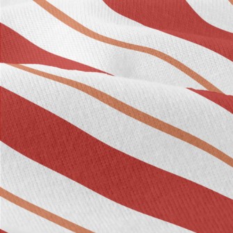 Traditional Red Stripes Modern Jersey