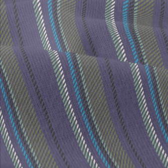 Elegant Striped Fabric Modern Jersey