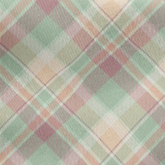 Soft Plaid Jersey Backed Fleece