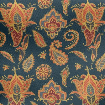 Classic Indian Wallflower Jersey Backed Fleece