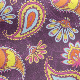 Lively Pattern Jersey Backed Fleece
