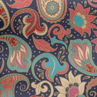 Mysterious Indian Pattern Jersey Backed Fleece