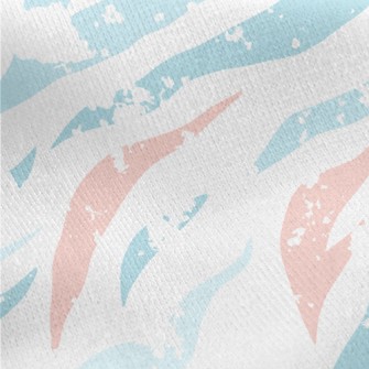 Soft Zebra Print Jersey Backed Fleece