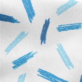 Blue Crayon Jersey Backed Fleece