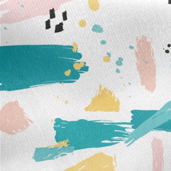 Messy Paintings Jersey Backed Fleece