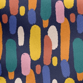 Colorful Raindrops Jersey Backed Fleece