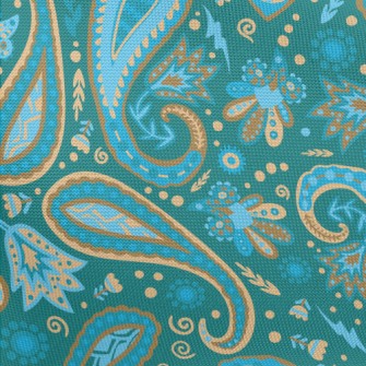 Lake Green Pattern Pongee