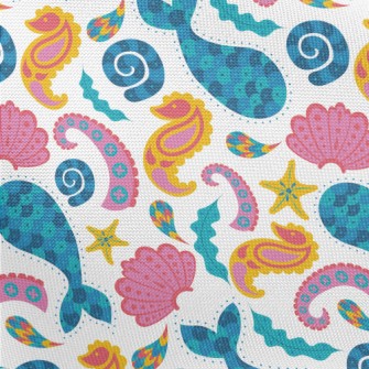 Sequined Sea Fish Pongee