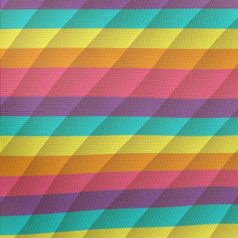 Colored Lines Pongee