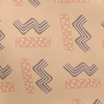 Zigzag And Rectangle Pongee