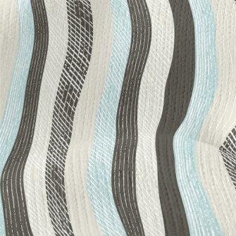 Warm Winter Stripes Stretch Jersey