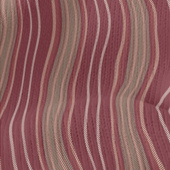 Retro Burgundy Pattern Stretch Jersey