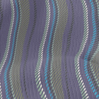 Elegant Striped Fabric Stretch Jersey