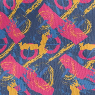Abstract Circles And Lines Stretch Jersey