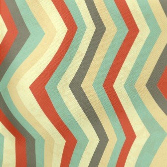 Zigzag Stripes Lightweight Cotton Poplin
