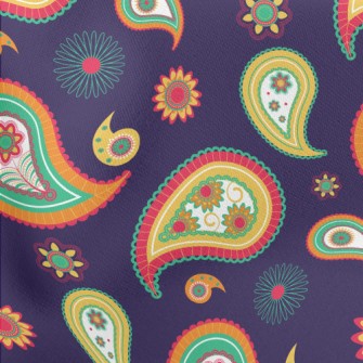 Bright Stickers Lightweight Cotton Poplin