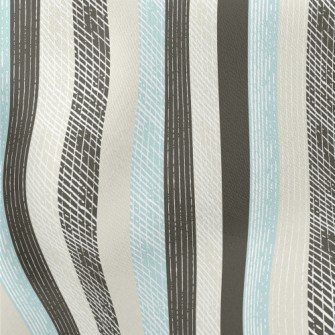 Warm Winter Stripes Lightweight Cotton Poplin