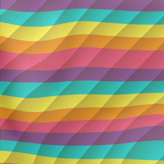 Colored Lines Lightweight Cotton Poplin