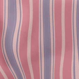 Elegant Large Stripes Lightweight Cotton Poplin