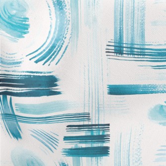 Abstract Drawing Lightweight Cotton Poplin
