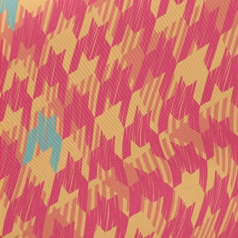 Sweet Houndstooth Midweight Cotton Poplin