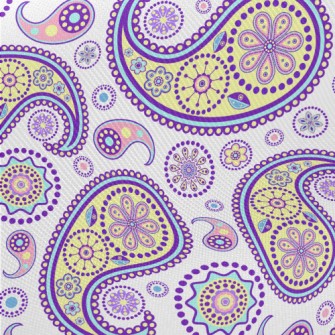 Yellow Insect Pattern Midweight Cotton Poplin