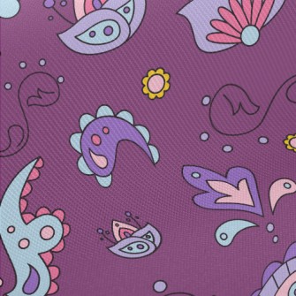 Hand Drawn Doodles Midweight Cotton Poplin