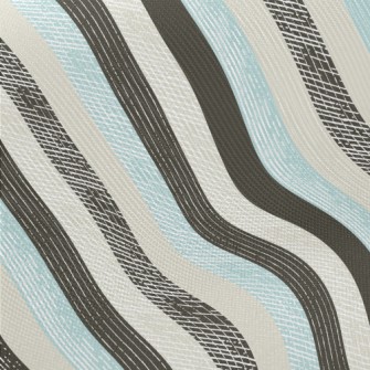 Warm Winter Stripes Midweight Cotton Poplin